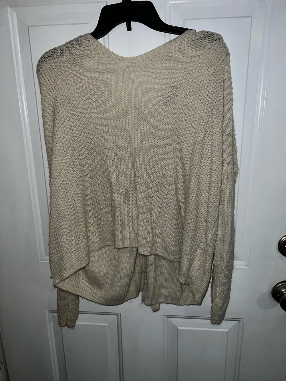 Cream sweater
